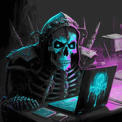 Cafe Hacker Skeletor
