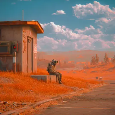 The Outsider #5 (alone at the rest stop)