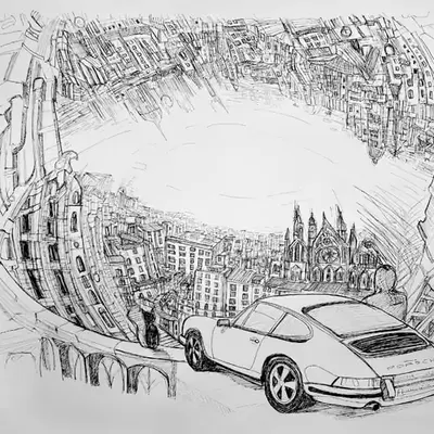 Portal- Mallorca /Porsche 911