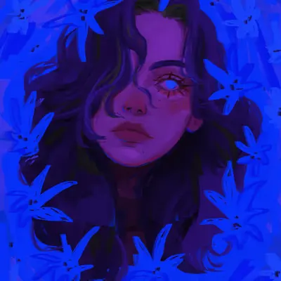blue