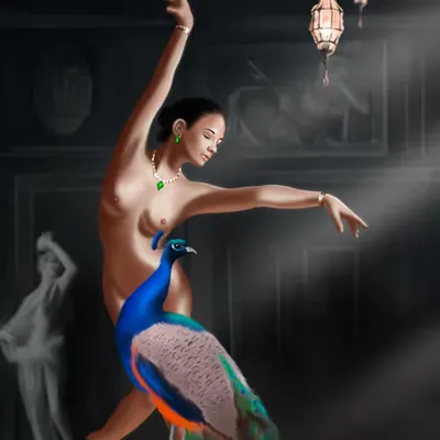 Dancing with Peacock 