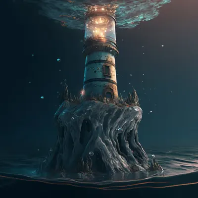The underwater lighthouse