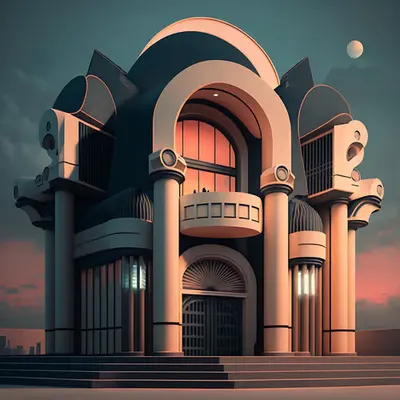 The futuristic theater