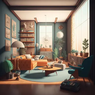The former living room