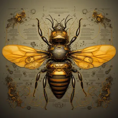 BioMech Honeybee: Nature's Pollinator Reimagined