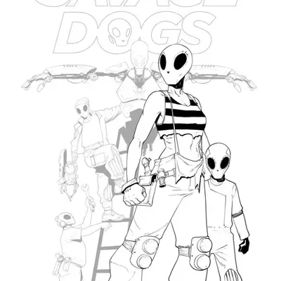 Savage Dogs Part 1  - Cover / Original Artwork