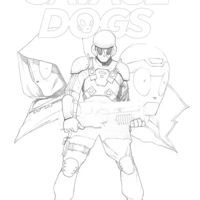 Savage Dogs Part 2 - Cover / Original Artwork