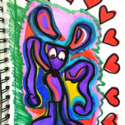 Heart eyes rat