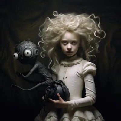 Little Jane and her pet
