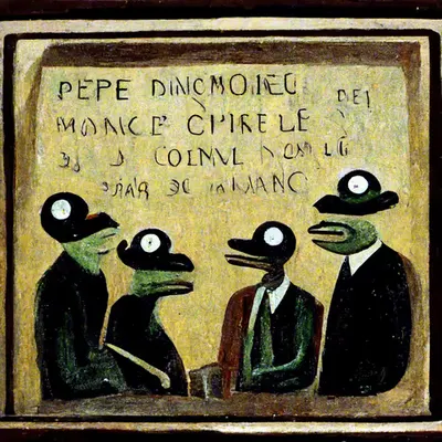 Pepe et mémés en bicorne