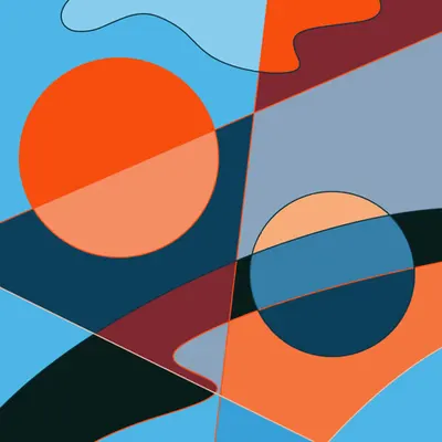 Freehand Sketch - color palette: sunset