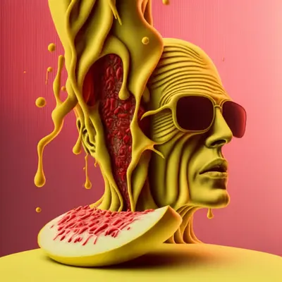 Abstract banana Mr. Billy