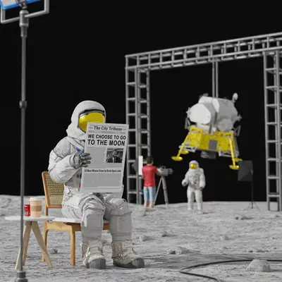 Lunar Landing a Great Lie?