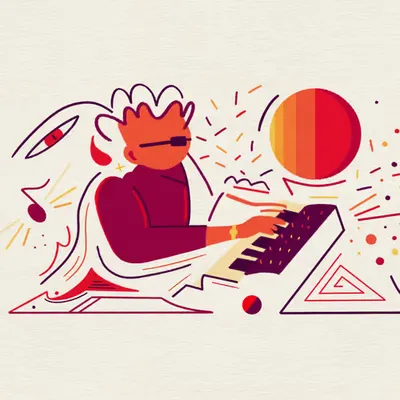Follow the piano keys