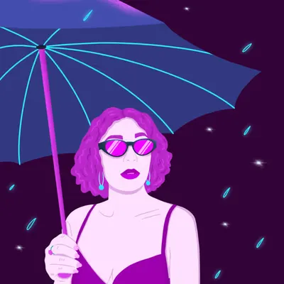 Space rain