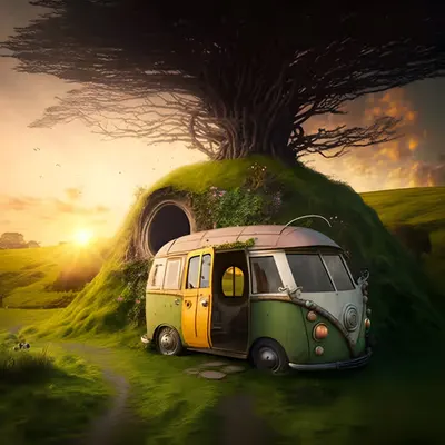 Winter, The Shire at Sunrise