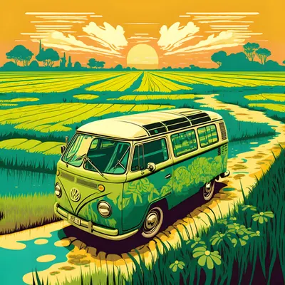Summer, Viet Nam at Sunset