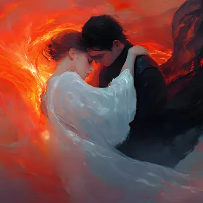 Fiery embrace