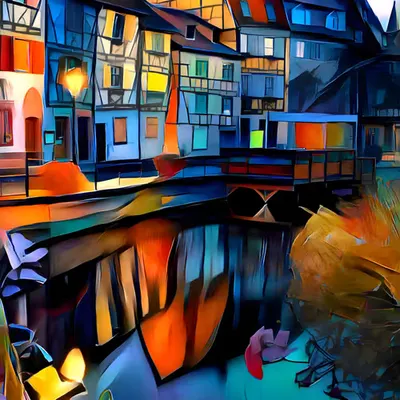 Houses by the River