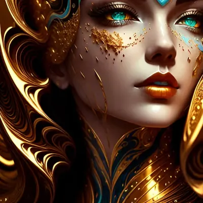 The Radiant Bitcoin Goddess