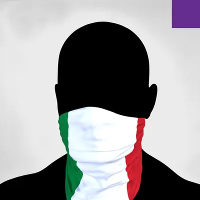 Villain #206 - The Italian Villain on the Original background with the Purple Accent