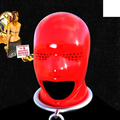 Villain #261 - The Red Latex Sexual Deviant Villain on the Deep Black background with the White Accent