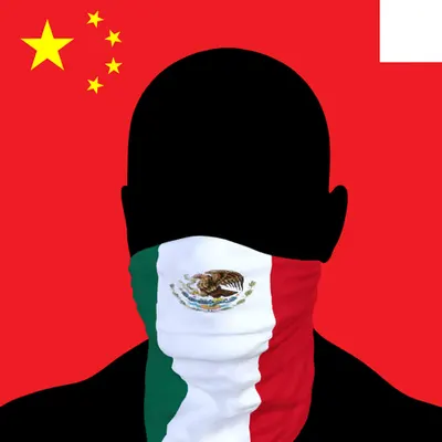 Villain #320 - The Mexican Villain on the Chinese background with the White Accent