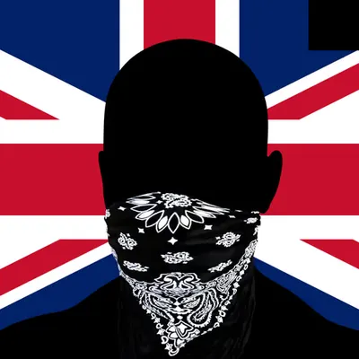 Villain #324 - The Gangsta Disciple Villain on the British background with the Black Accent