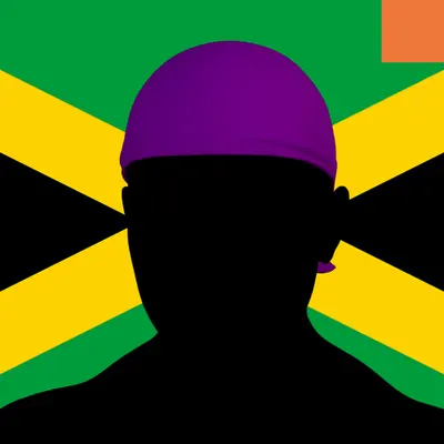 Villain #344 - The Purple Durag Villain on the Jamrock background with the Original Accent