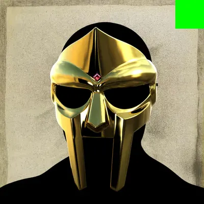 Villain #348 - The Gold DOOM Villain on the Dusty Paper background with the Green Accent