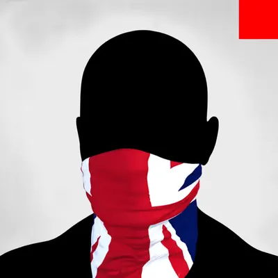 Villain #351 - The British Villain on the Original background with the Red Accent