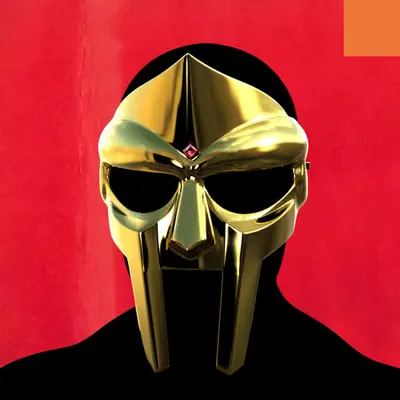 Villain #352 - The Gold DOOM Villain on the Raw Red background with the Original Accent