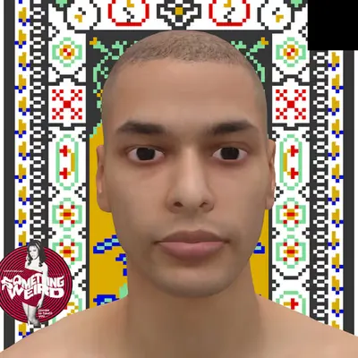 Villain #371 - The Manny Villain on the Rug background with the Black Accent
