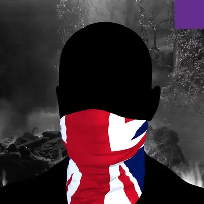 Villain #372 - The British Villain on the Seance background with the Purple Accent