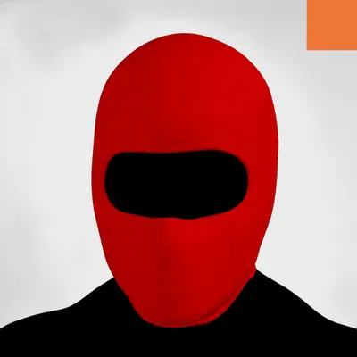 Villain #373 - The Red Balaclava Villain on the Original background with the Original Accent
