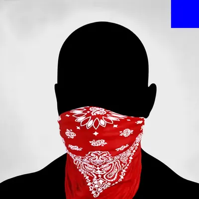 Villain #374 - The Whoopty Bandana Villain on the Original background with the Blue Accent