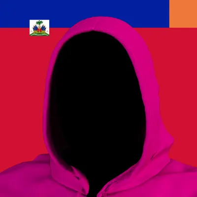 Villain #484 - The Pink Hoodie Villain on the Haitian background with the Original Accent
