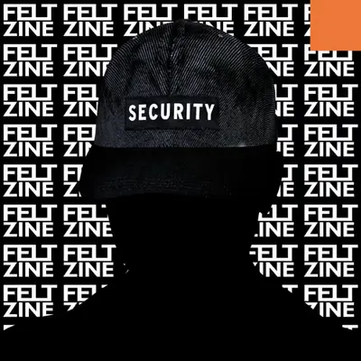 Villain #493 - The Security Villain on the Felt Zine Logo background with the Original Accent