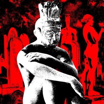 #262 - Shaman in Thought ghost in the Cemetery of Abi