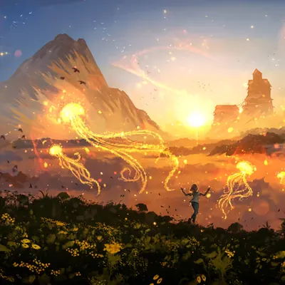 Golden Jellyfish