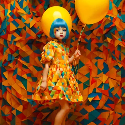 Girl with Yellow Balloon