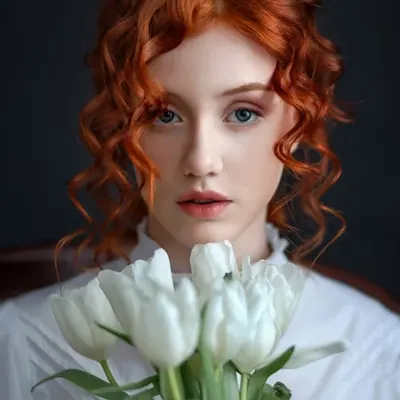 White tulips