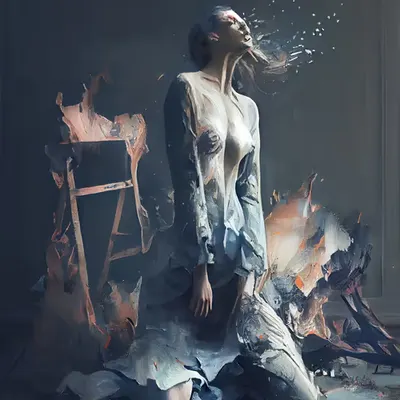 When your painting comes alive