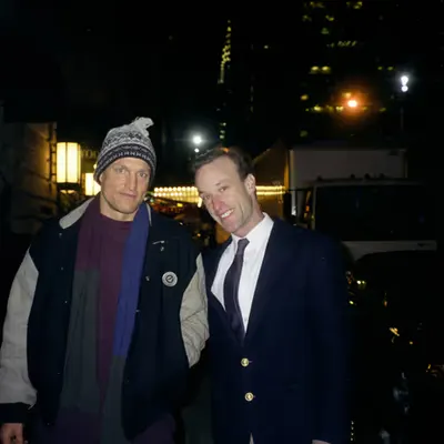 Alex With Woody Harrelson