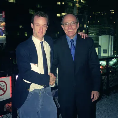 Alex with Rudolf Giuliani