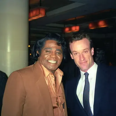 Alex With James Brown