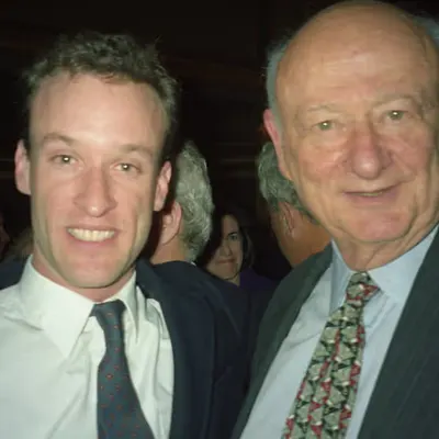 Alex with Ed Koch