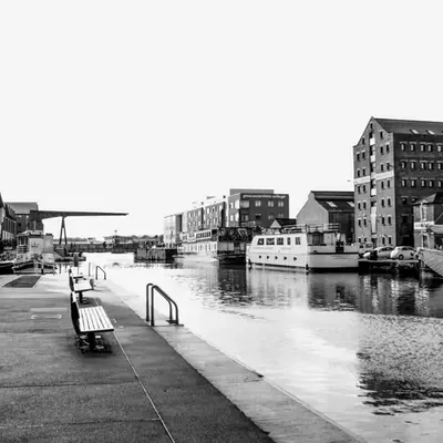 view down the canal