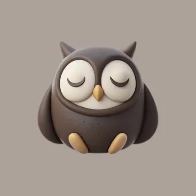 Toy Birds: Owl III