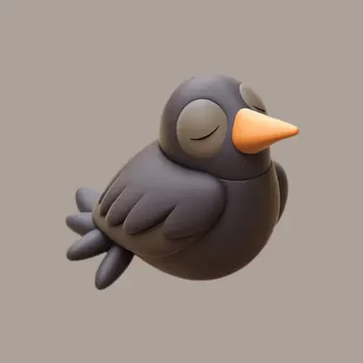 Toy Birds: Blackbird